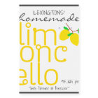 Homemade Limoncello Personalised Bottle Label |