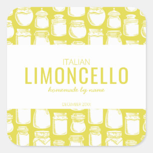 Homemade Limoncello Sticker