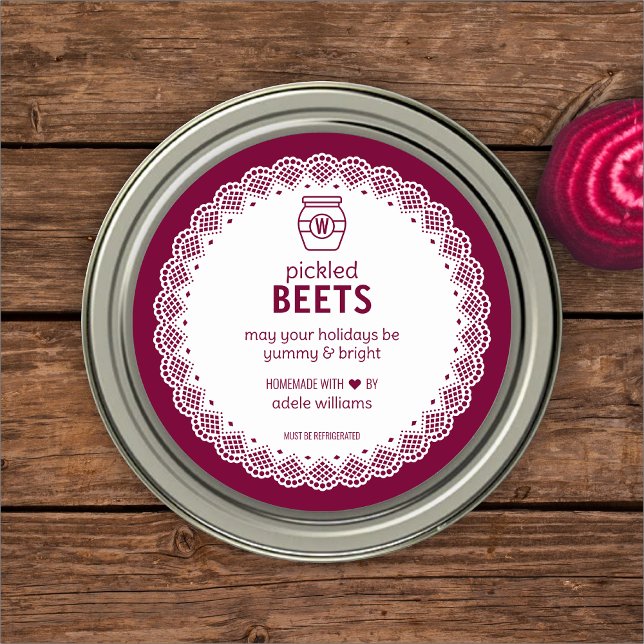 Homemade Pickled Beets Sticker (Creator Uploaded)