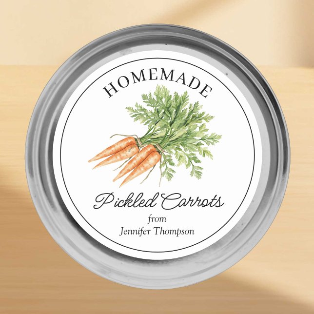 Homemade Pickled Carrot Jar Sticker (Creator Uploaded)