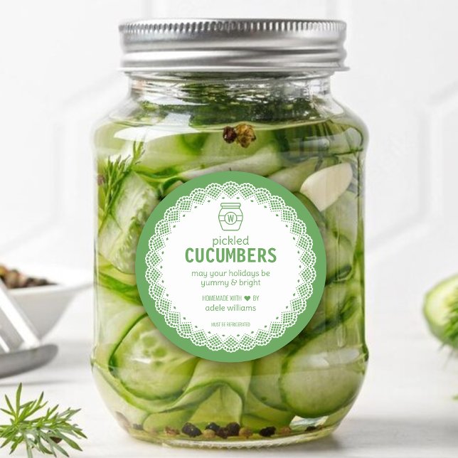 Homemade Pickled Cucumber Sticker (Creator Uploaded)