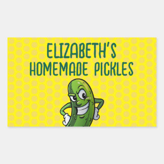 Homemade Pickles Rectangular Sticker