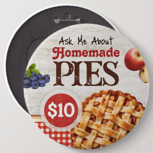 Homemade Pies Advertisement Button