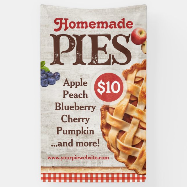 Homemade Pies Banner (Vertical)