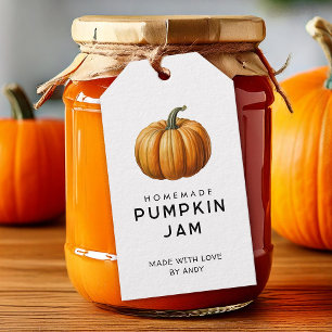 Homemade Pumpkin jam canning label