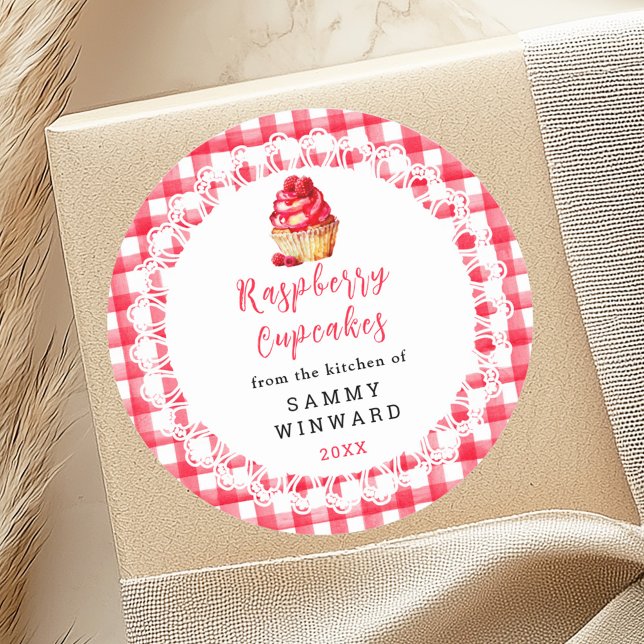 Homemade Raspberry Cupcakes Food Label (Creator Uploaded)