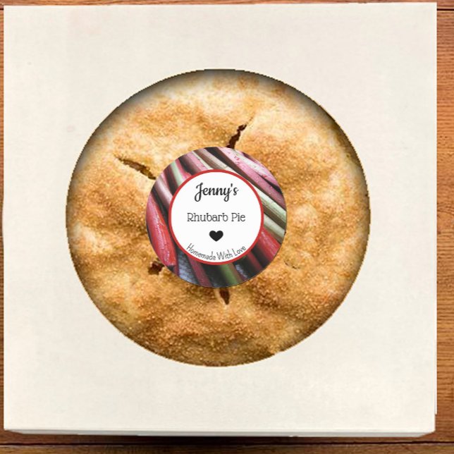 Homemade Rhubarb Pie Sticker (Creator Uploaded)