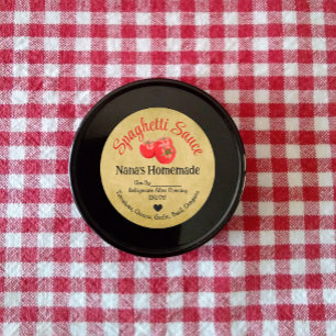 Homemade Spaghetti Sauce Product Sticker