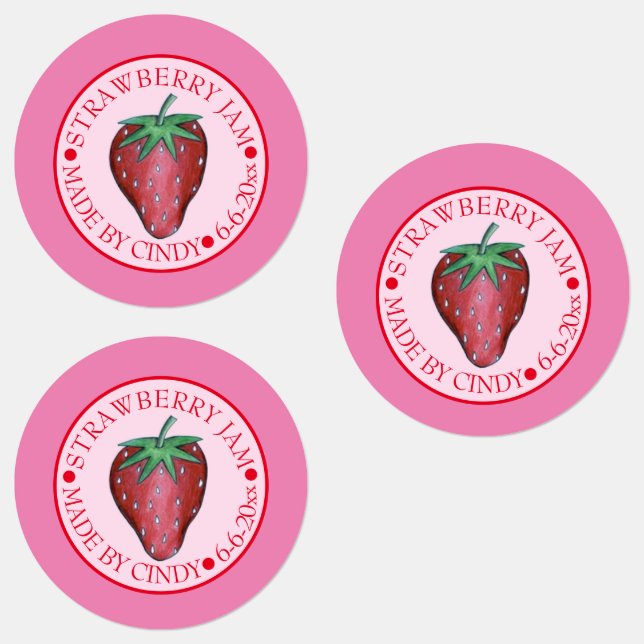 Homemade Strawberry Jam Jelly Preserves Canned By (Group)