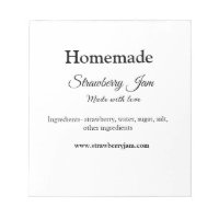 Homemade strawberry jam made with love add text we