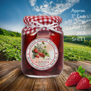 Homemade Strawberry Preserves Canning 3 In 16Sheet