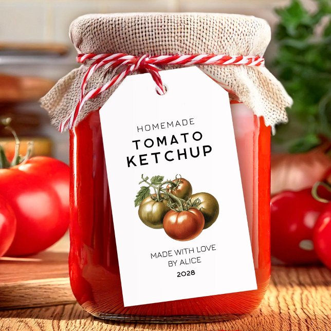 Homemade tomato Ketchup gift label (Creator Uploaded)