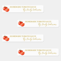 Homemade Tomato Sauce Thin Label