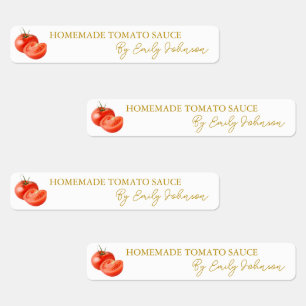 Homemade Tomato Sauce Thin Label
