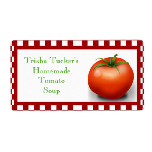 Homemade Tomato Soup Label