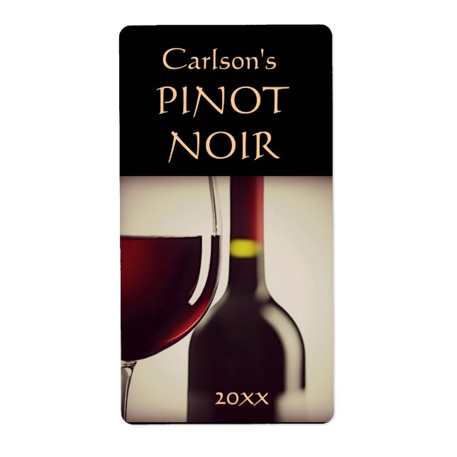 Homemade Wine Labels (Vertical) (Front)