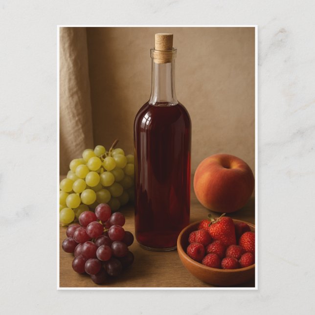 Homemade wine postcard (Front)