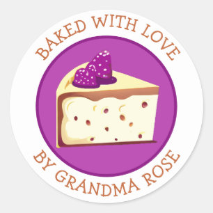 Homemade with Love Cheesecake Food Label