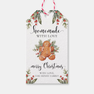 Homemade With Love Christmas Gift Tags