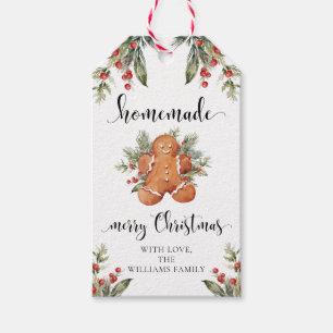 Homemade With Love Christmas Gift Tags