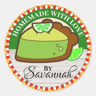Homemade With Love Classic Round Sticker
