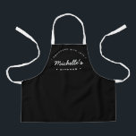 Homemade with Love Custom Your Kitchen Apron<br><div class="desc">Let's get baking. Customise the Name on this personalised apron. Seen here in red. Stylish typography style treatment. Encourage the sweet baker in your life with a special gift. Perfect for baking those holiday Christmas cookies. Featuring the words "Homemade with love" for a unique kitchen apron. black apron with white...</div>