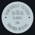 Homemade with Love Dusty Blue | Jam Canning Label<br><div class="desc">Homemade with Love  | Jam Canning Label  .Add the finish touch to you Jams and Jellies ,  This is a template ready for you to add your details to .</div>