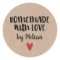 Homemade With Love Kraft Personalised