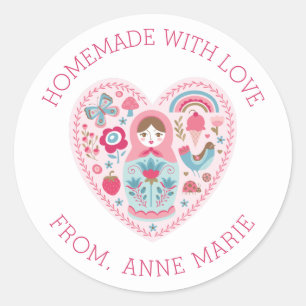 Homemade With Love Sticker