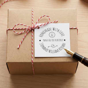 Homemade with Love  Thank you for your order Favour Tags
