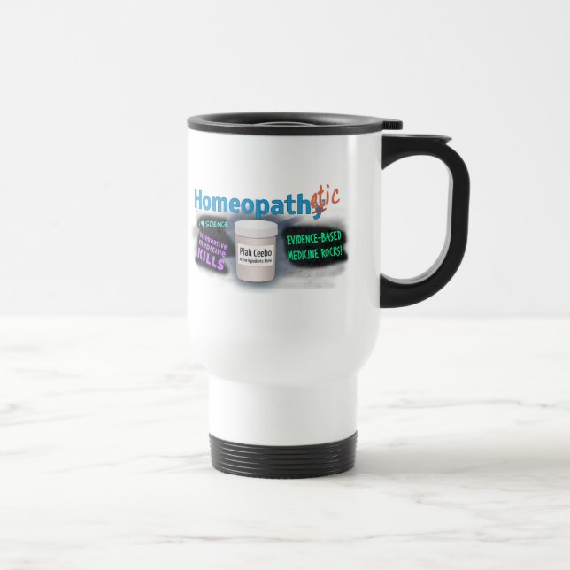 Homeopathetic Travel Mug (Right)