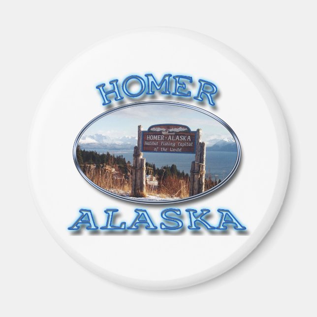 HOMER, ALASKA MAGNET (Front)