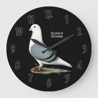 Homer Blue Saddle Large Clock