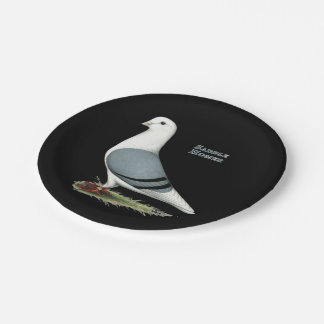 Homer Blue Saddle Paper Plate
