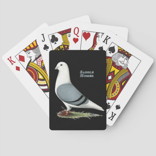 Homer Blue Saddle Playing Cards (Back)