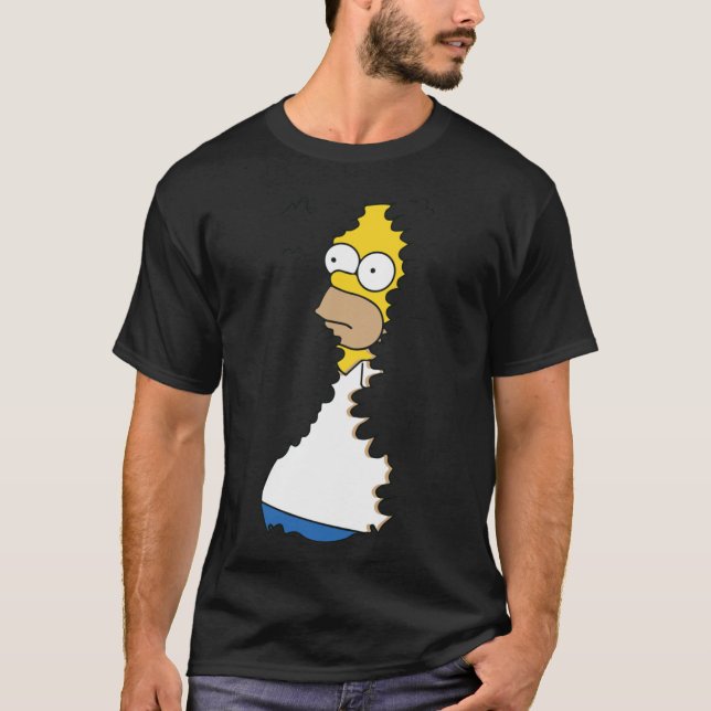 Homer In Hedges Classic T-Shirt (Front)