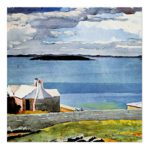 Homer - Inland Water, Bermuda, Poster