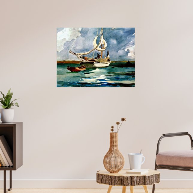 Homer - Sloop, Bermuda, Poster (Living Room 3)
