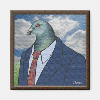 Homer Suit Framed Magnet