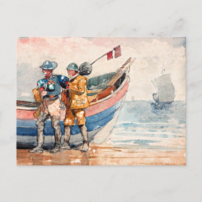 Homer - The Return, fine art, Postcard (Front)