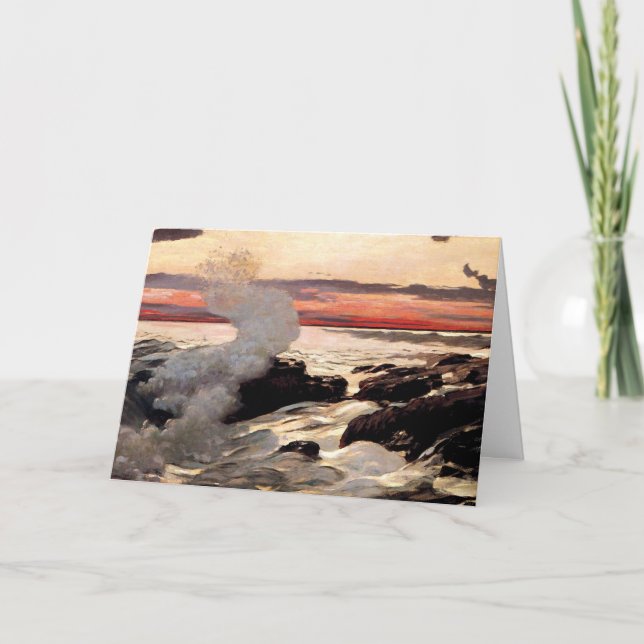 Homer - West Point, Prout's Neck Card (Front)