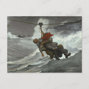 Homer Winslow Art Work Postcard