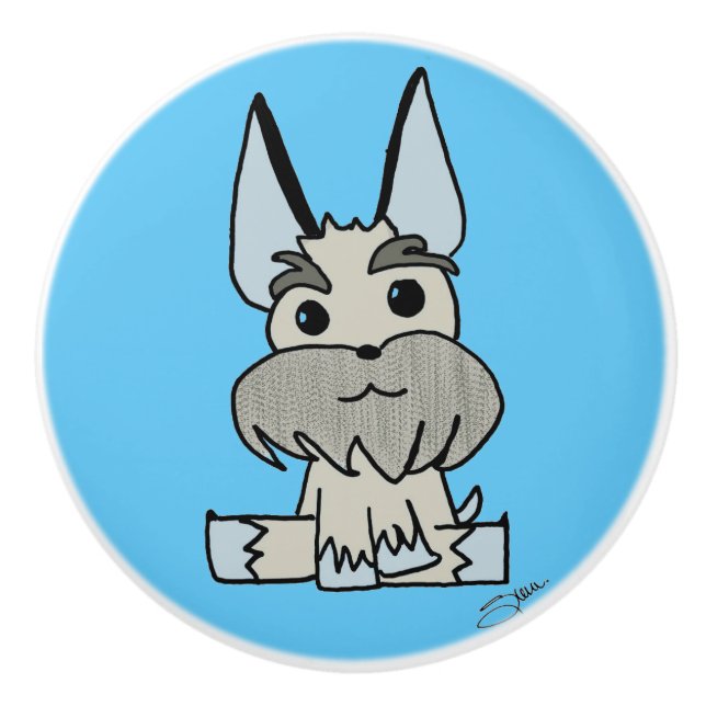 Homero the Dog Ceramic Knob (Front)