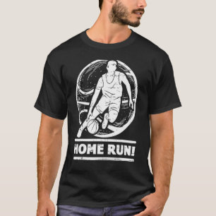 HomeRun Basketball Baseball Mash Up Hilarious Non  T-Shirt