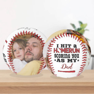 Homerun Dad Custom Photo from from Son or Daughter Baseball