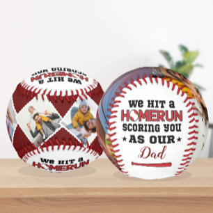 Homerun Dad Father’s Day Custom Photo from Kids Baseball