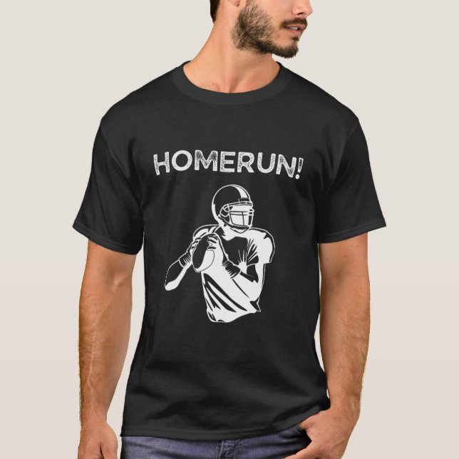 Homerun Football Sports T-Shirt (Front)
