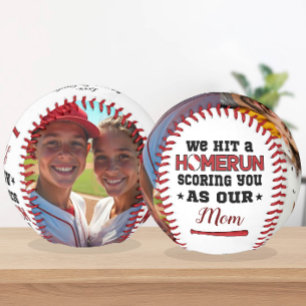 Homerun Mom Mother's Day Custom Photo from Kids Baseball