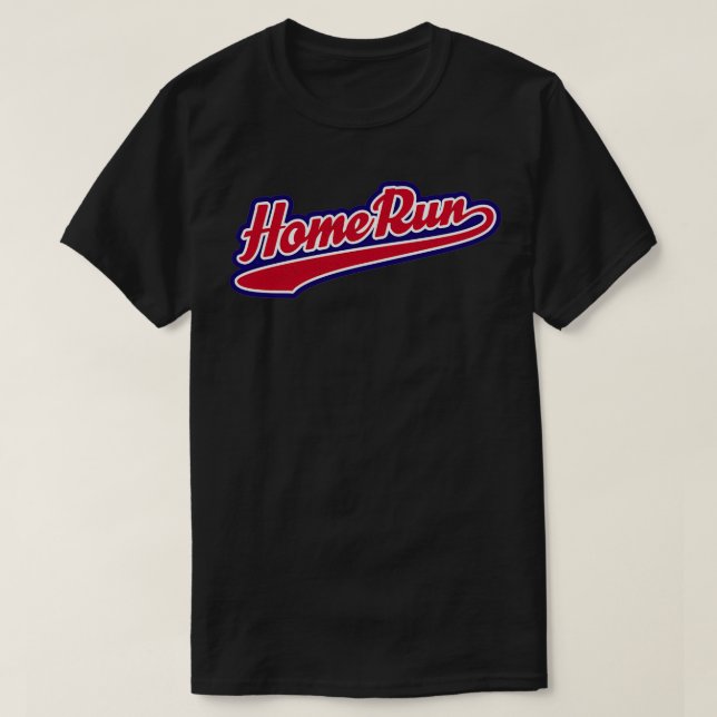 HOMERUN Red White amp Blue T-Shirt (Design Front)
