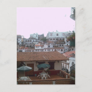 Homes and restaurants in Taxco Postcard